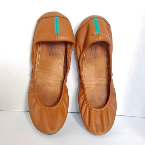 foldable leather ballet flats